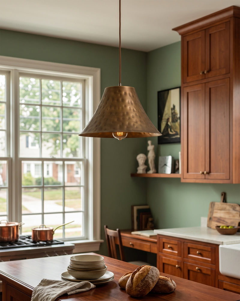 Gideon Brass Pendant Lamp
