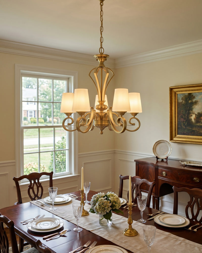 Gilded  Chandelier