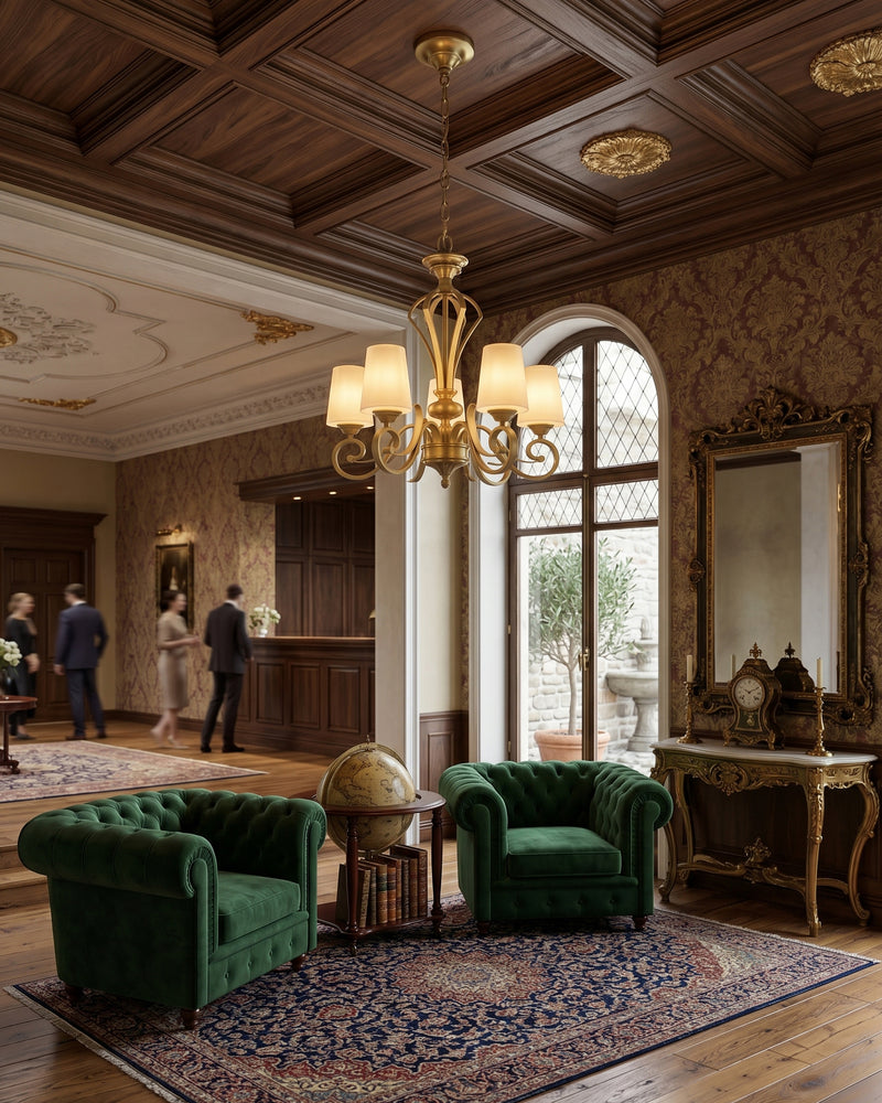 Gilded  Chandelier