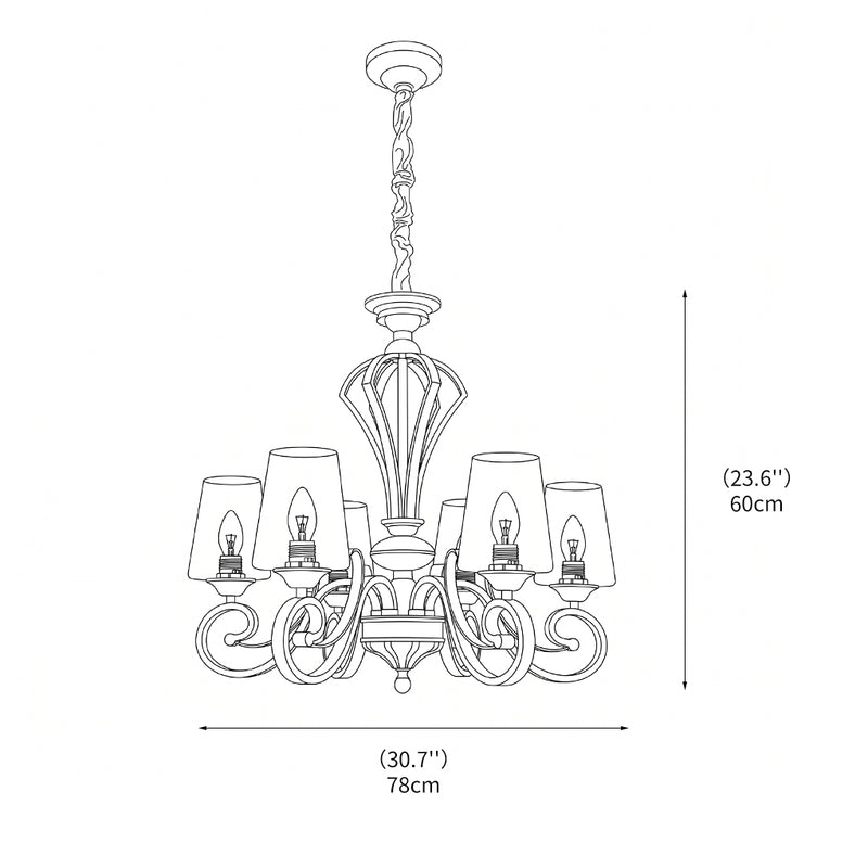 Gilded  Chandelier