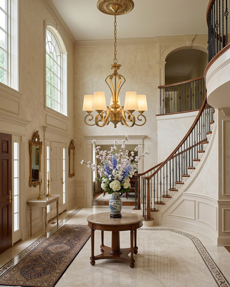 Gilded  Chandelier