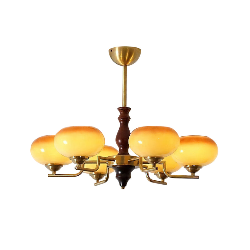 Gildora Caramel Glass Chandelier