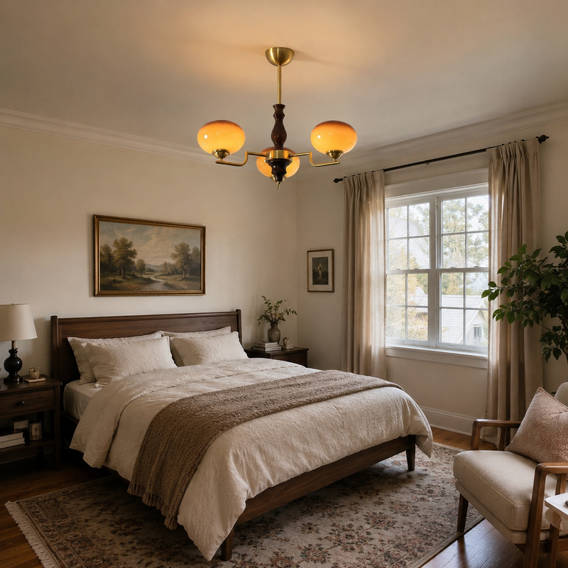 Gildora Caramel Glass Chandelier