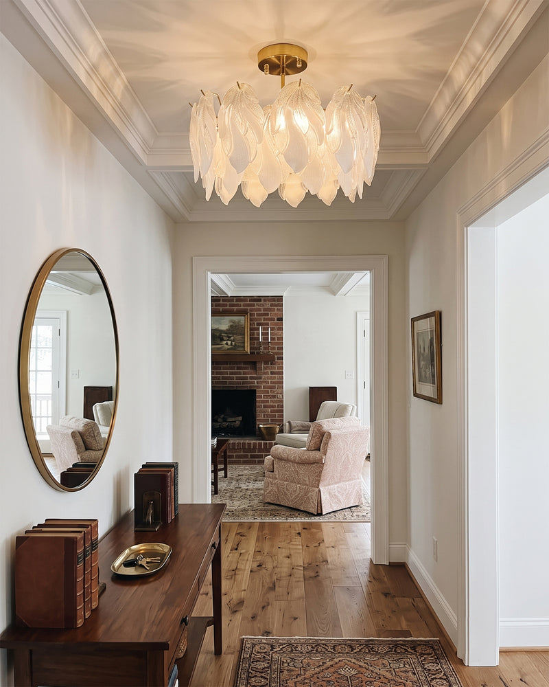 Giselle Glass Semi-Flush Mount