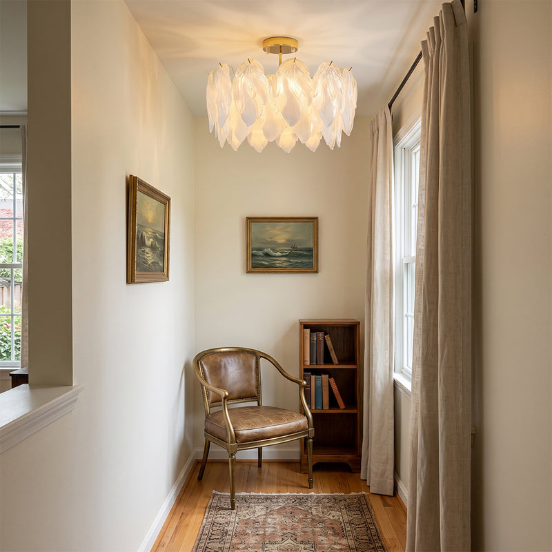 Giselle Glass Semi-Flush Mount