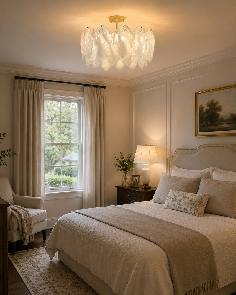 Giselle Glass Semi-Flush Mount