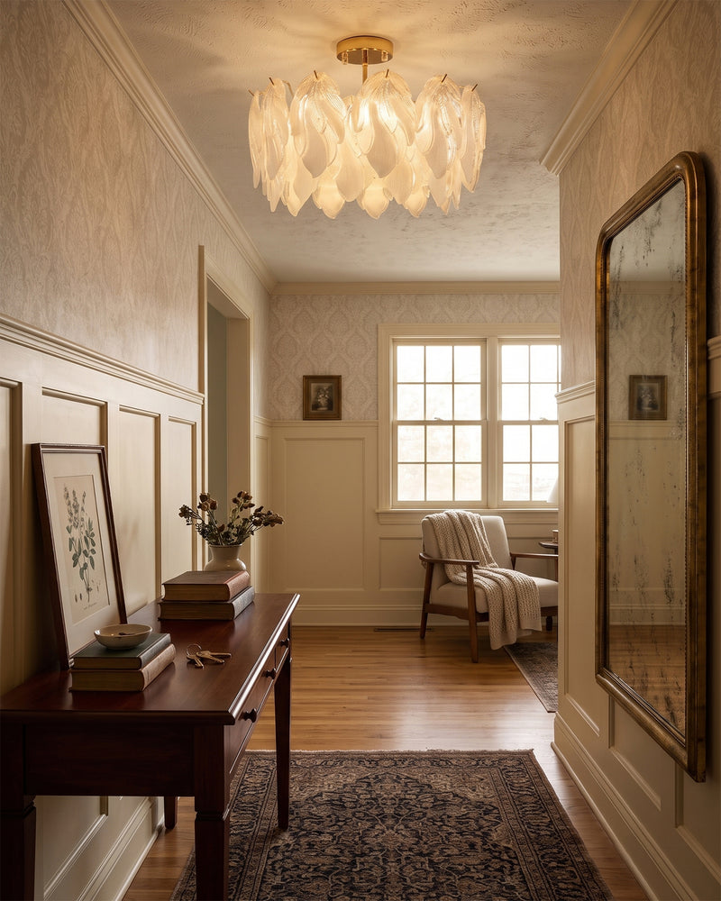 Giselle Glass Semi-Flush Mount