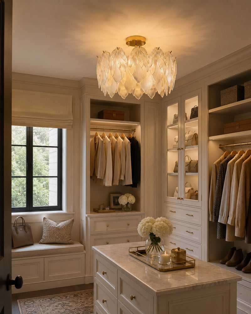 Giselle Glass Semi-Flush Mount