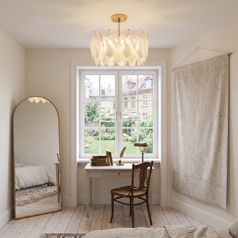 Giselle Glass Semi-Flush Mount
