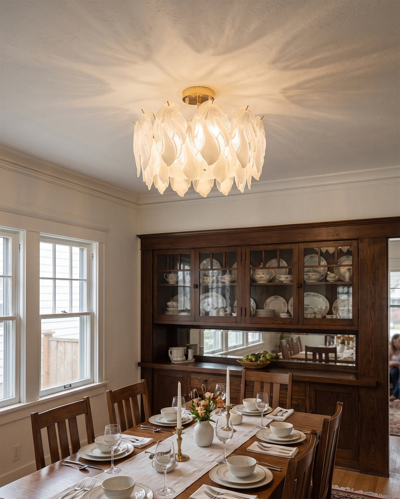 Giselle Glass Semi-Flush Mount
