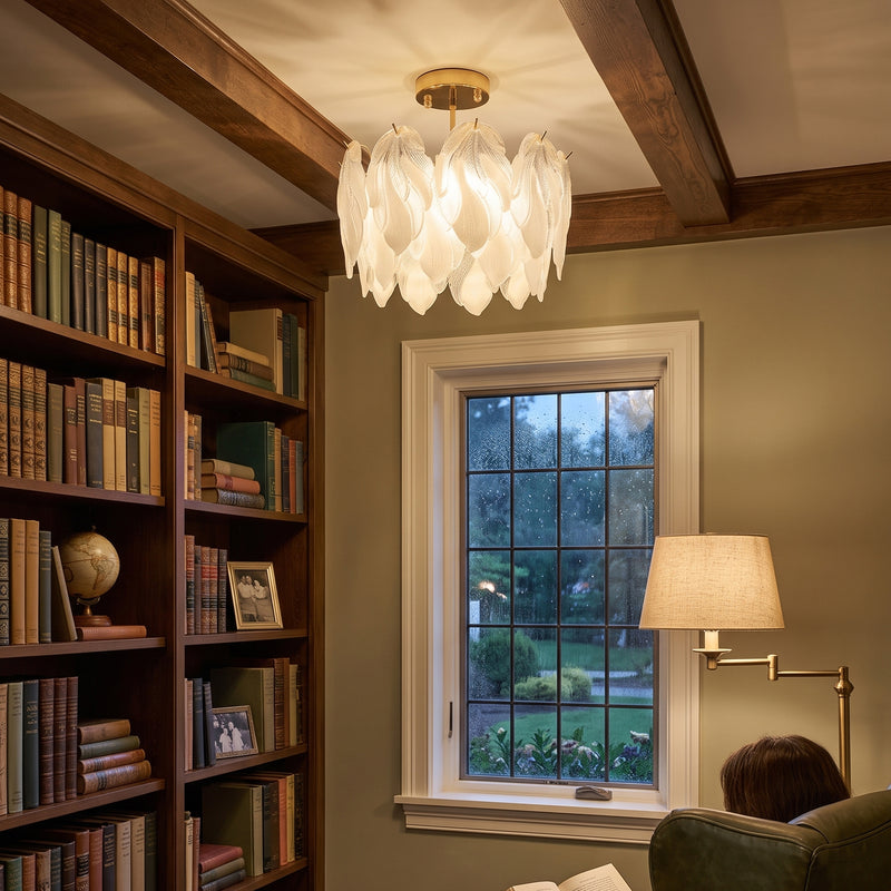 Giselle Glass Semi-Flush Mount