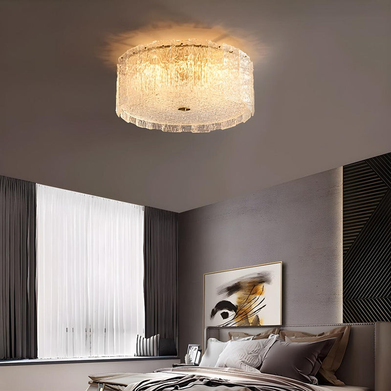 Glace Drum Flush Mount