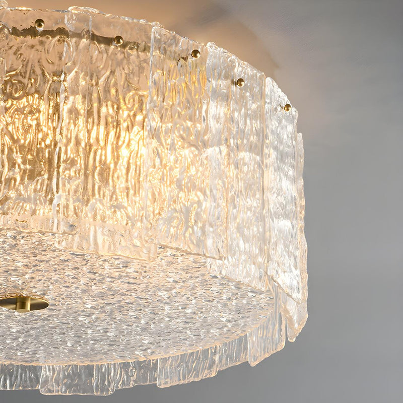 Glace Drum Flush Mount
