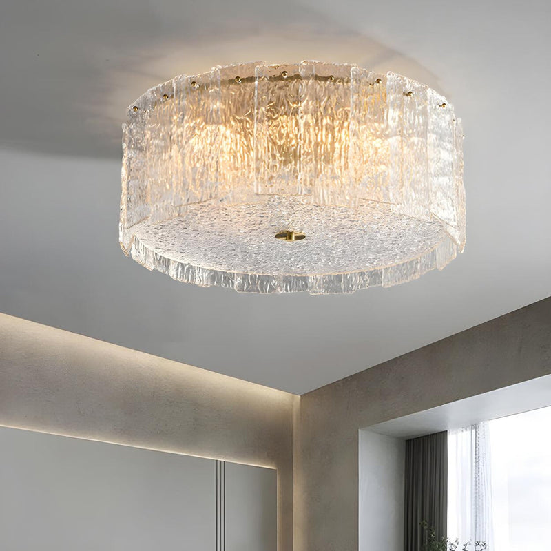 Glace Drum Flush Mount