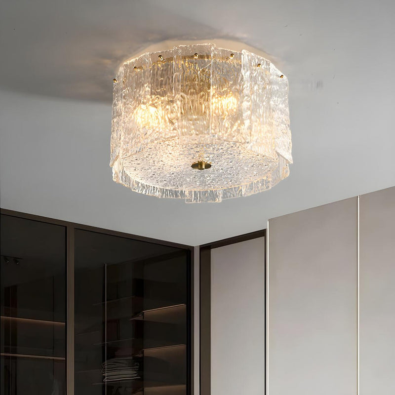 Glace Drum Flush Mount