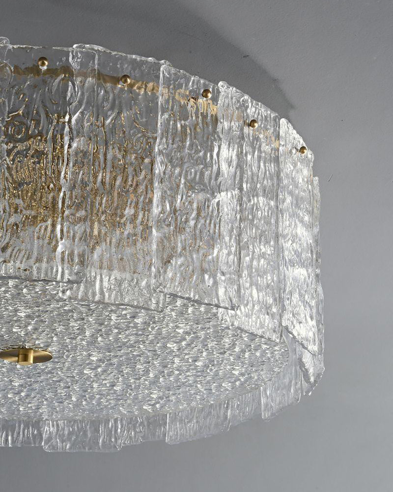 Glace Drum Flush Mount