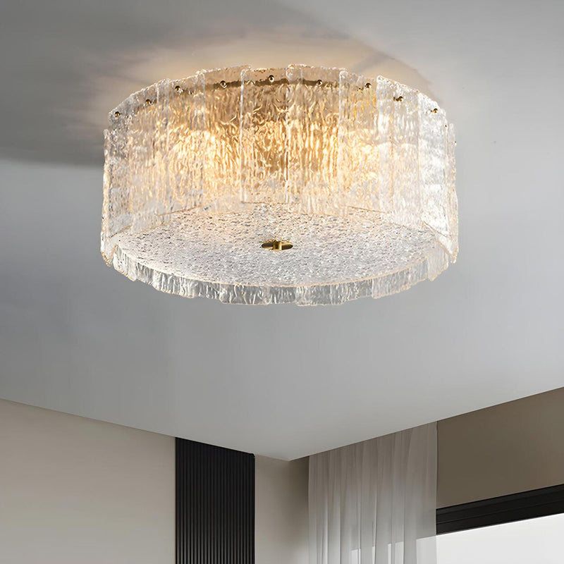 Glace Drum Flush Mount
