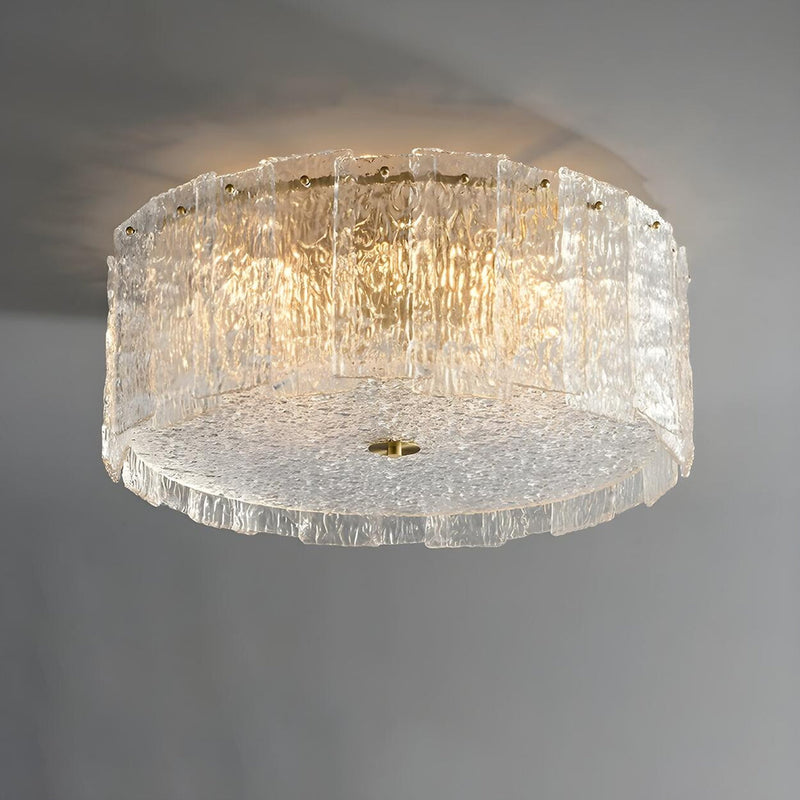Glace Drum Flush Mount