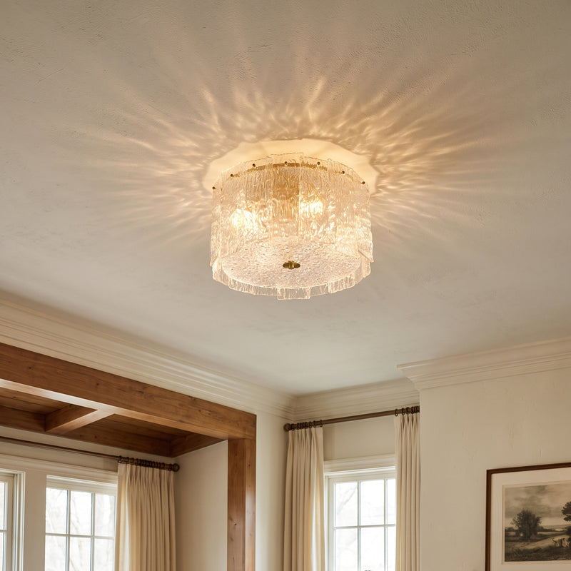 Glace Drum Flush Mount