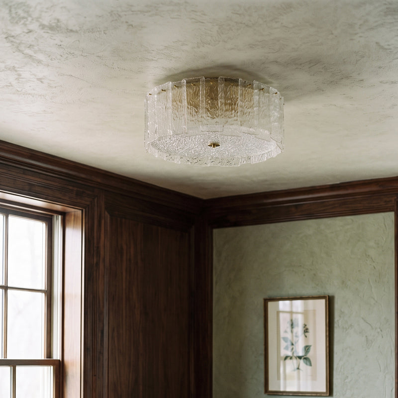 Glace Drum Flush Mount