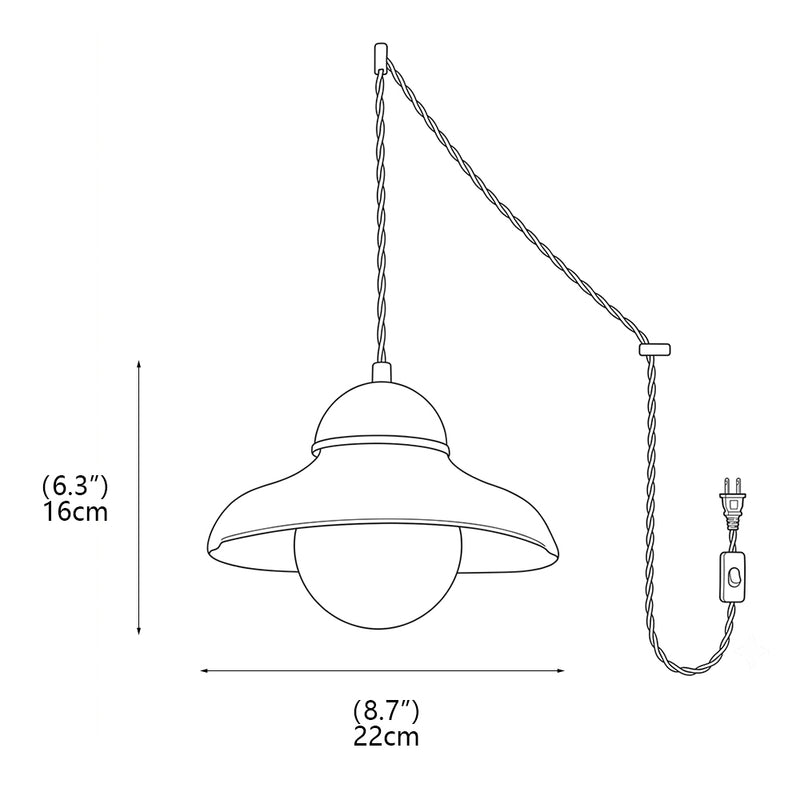 Suspension Greenfield 22 cm