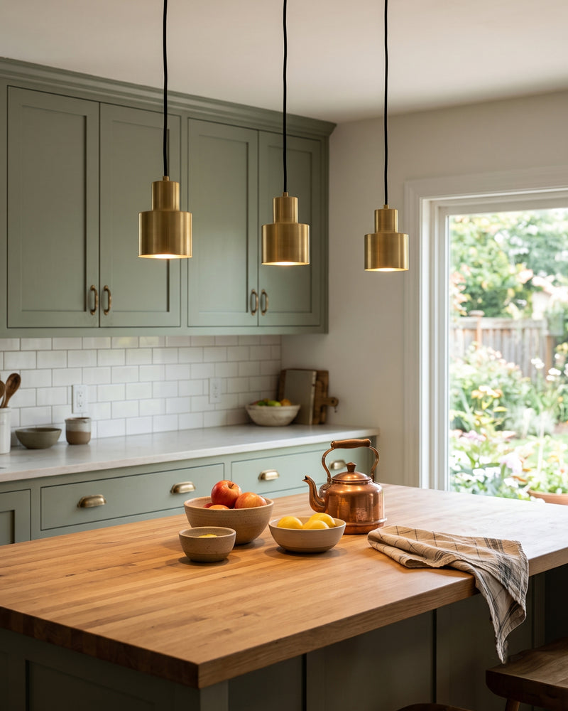 Greta Brass Pendant Lamp