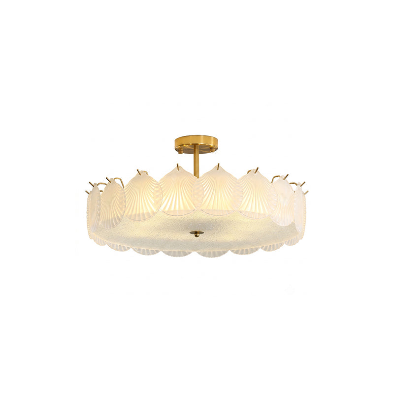 Greta Glass Semi-Flush Mount Ceiling Light