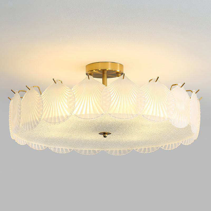 Greta Glass Semi-Flush Mount Ceiling Light