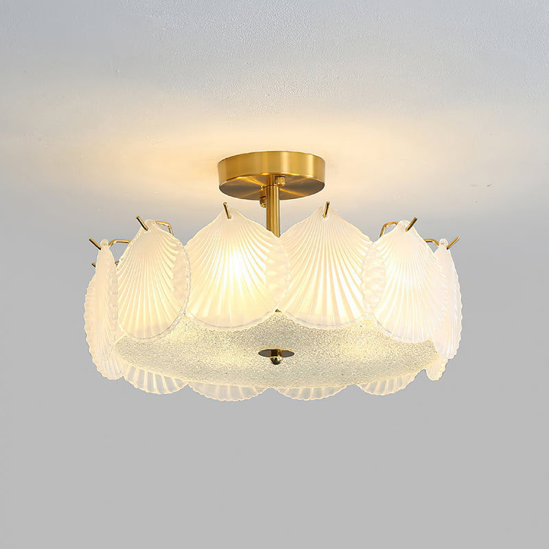 Greta Glass Semi-Flush Mount Ceiling Light