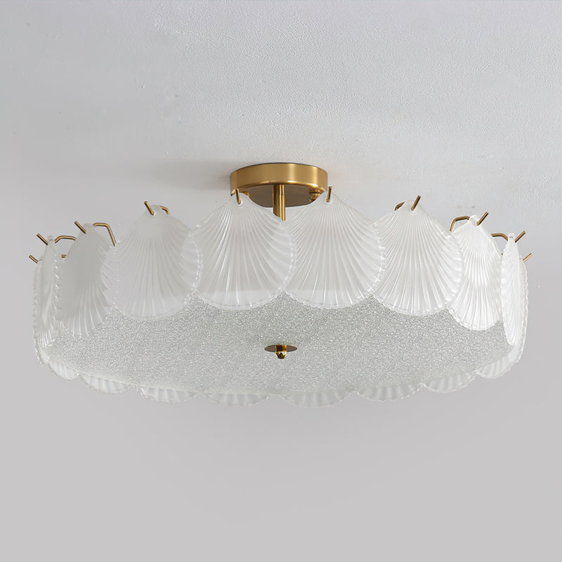 Greta Glass Semi-Flush Mount Ceiling Light