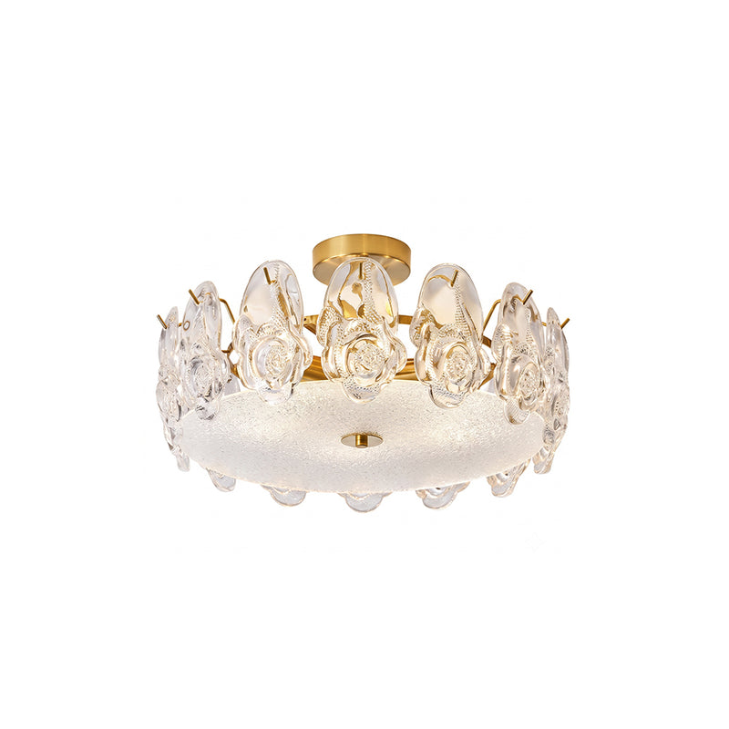 Guinevere Glass Semi-Flush Mount