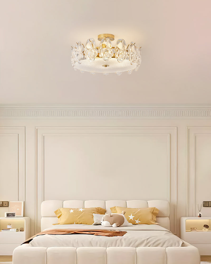 Guinevere Glass Semi-Flush Mount
