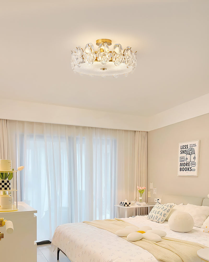 Guinevere Glass Semi-Flush Mount