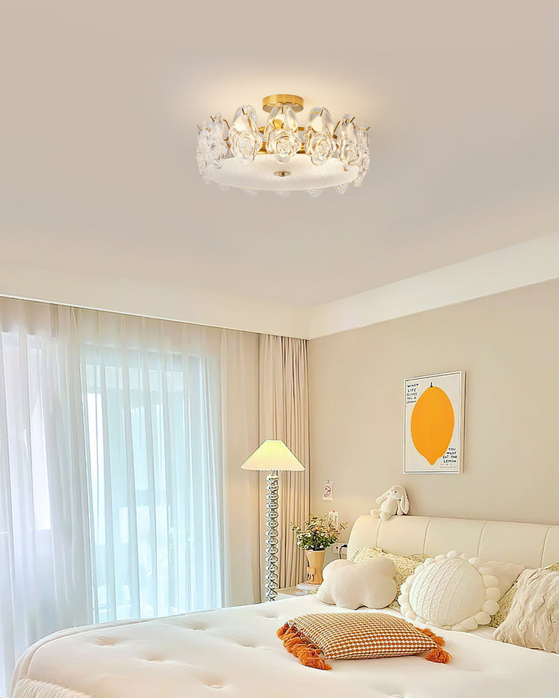 Guinevere Glass Semi-Flush Mount