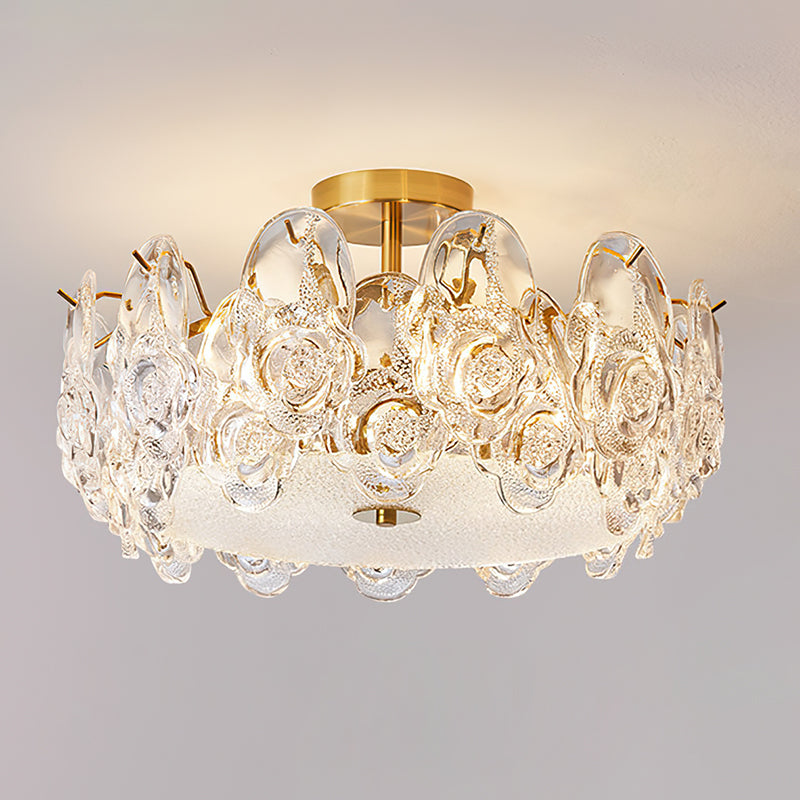 Guinevere Glass Semi-Flush Mount
