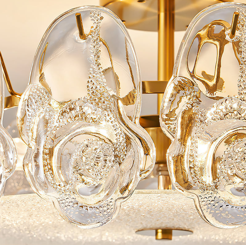 Guinevere Glass Semi-Flush Mount