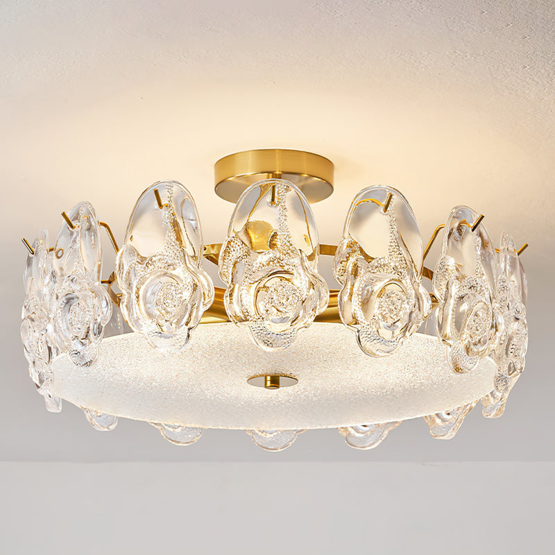 Guinevere Glass Semi-Flush Mount