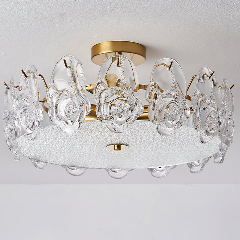 Guinevere Glass Semi-Flush Mount
