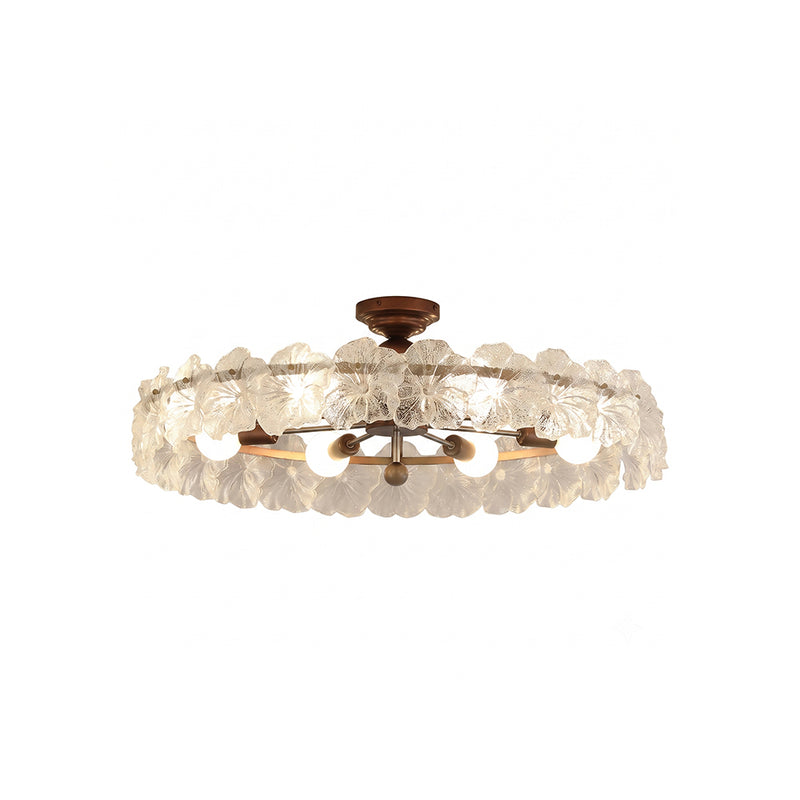 Gwendolyn Glass Semi-Flush Mount