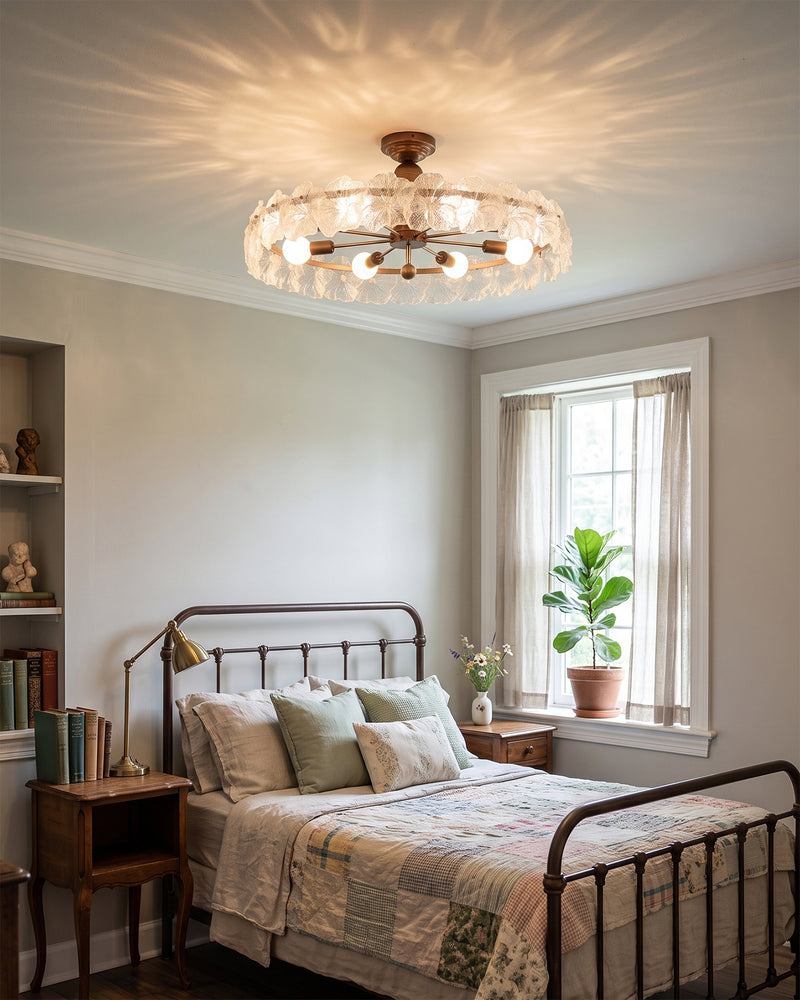 Gwendolyn Glass Semi-Flush Mount