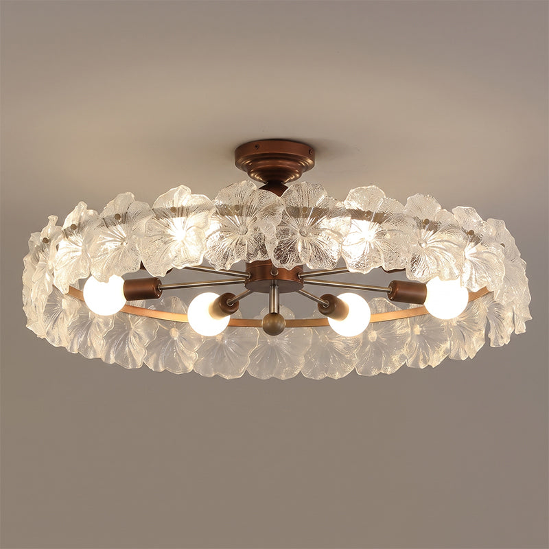 Gwendolyn Glass Semi-Flush Mount