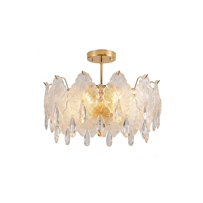 Gwyneth Glass Semi-Flush Mount