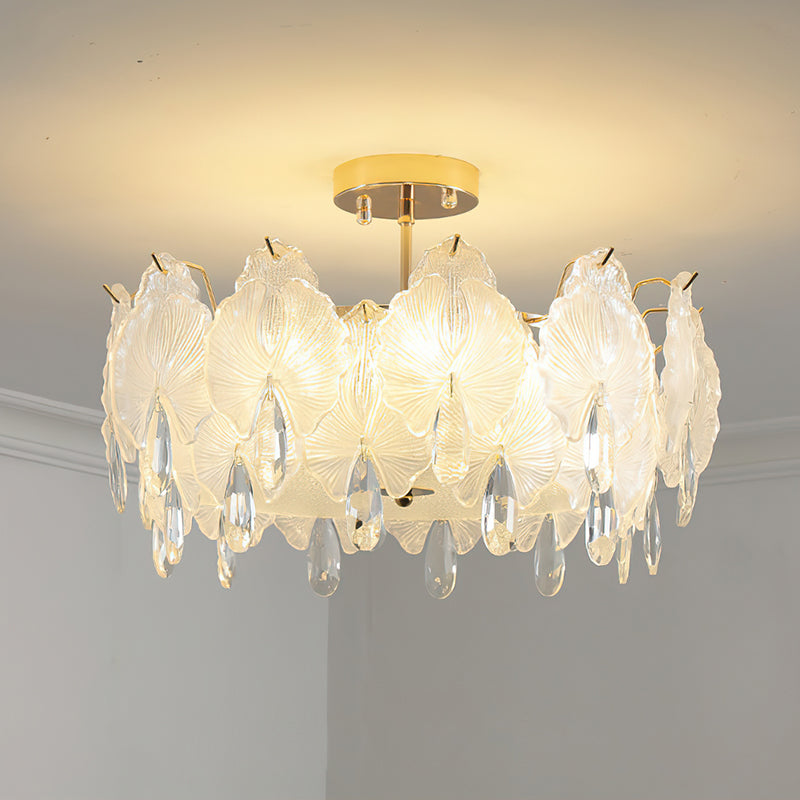 Gwyneth Glass Semi-Flush Mount