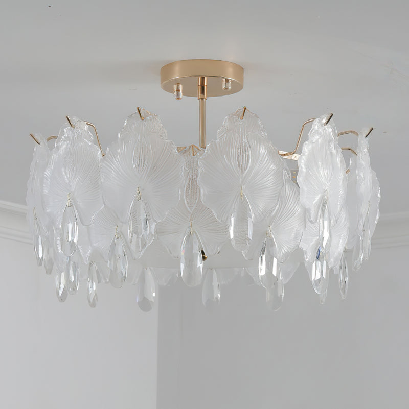 Gwyneth Glass Semi-Flush Mount