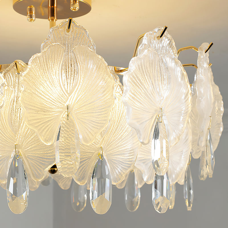 Gwyneth Glass Semi-Flush Mount