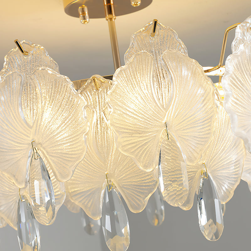 Gwyneth Glass Semi-Flush Mount