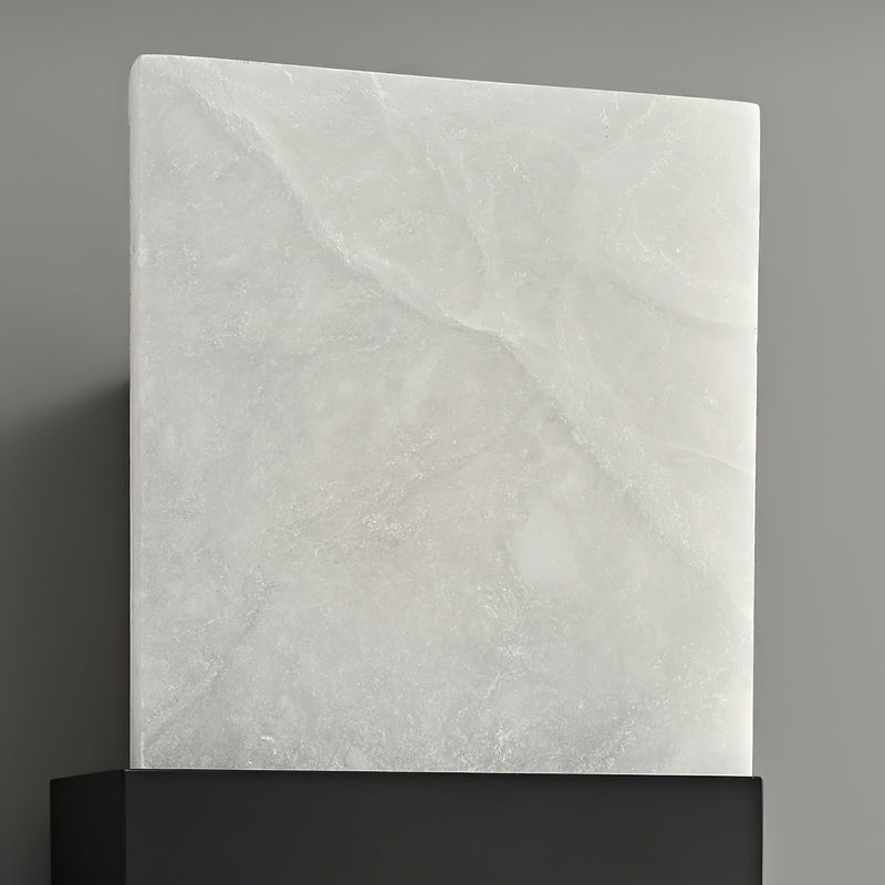 Halston Banded Alabaster Wall Sconce