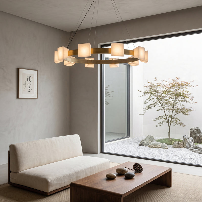 Harrison Alabaster Chandelier