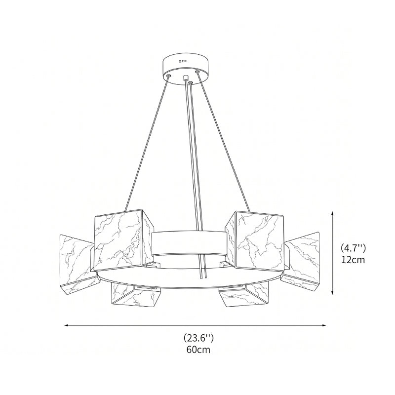 Harrison Alabaster Chandelier