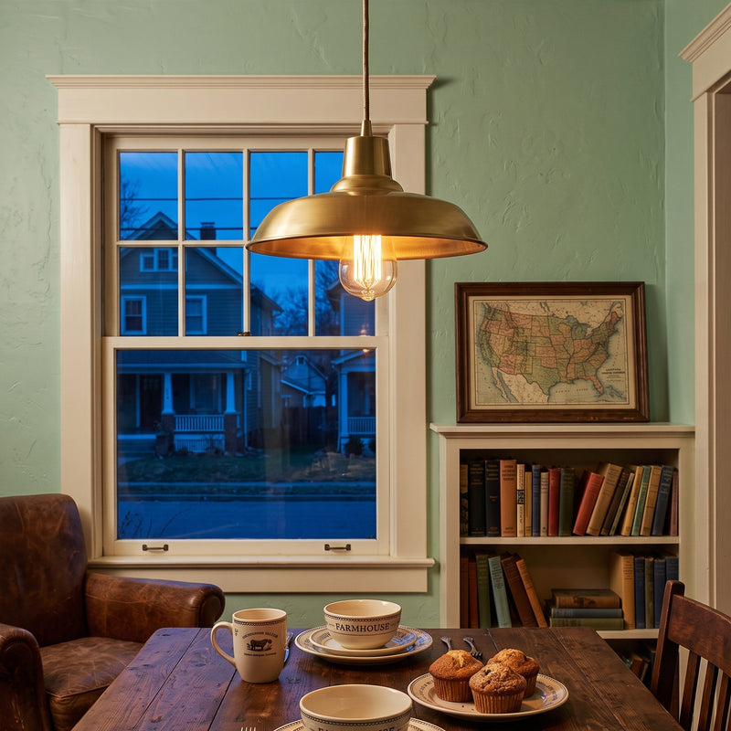 Harrison Brass Pendant Lamp